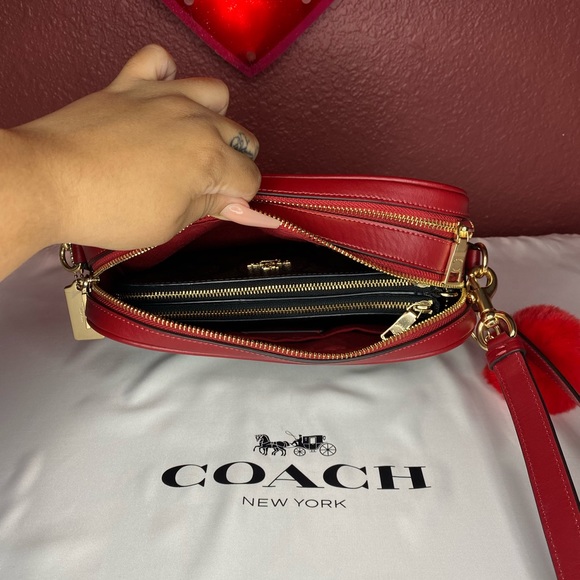 Coach Jes Crossbody & Large Double Zip Wristlet - Picture 10 of 10